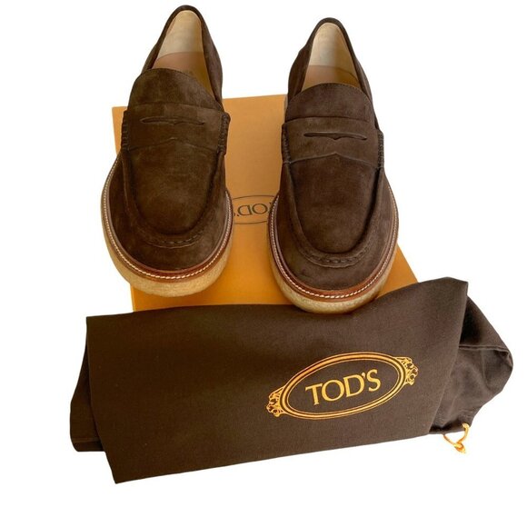 Tod's Italy Mocassino Progetto Para 16B Brown Suede Men's Loafer Shoe, UK 10 - Picture 10 of 10